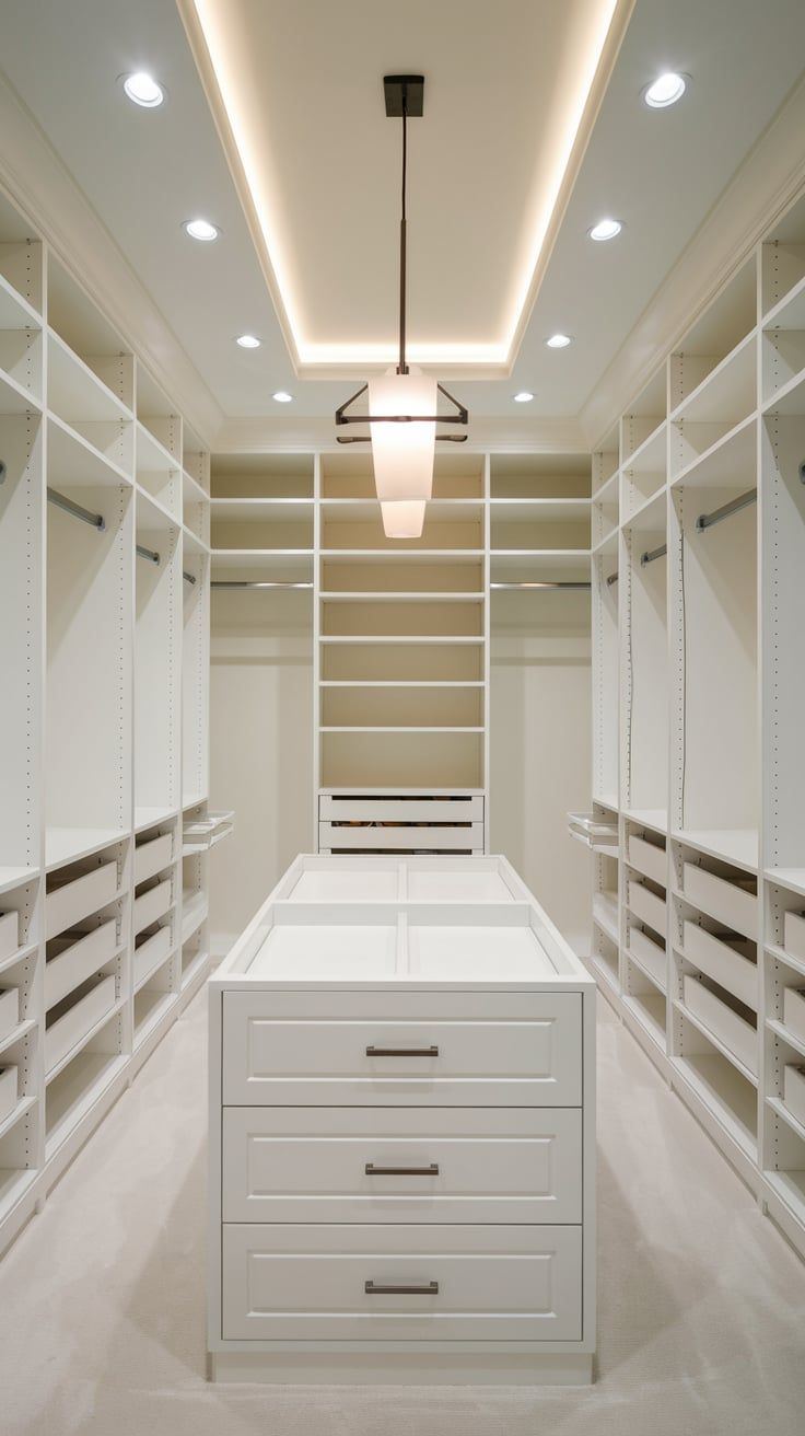 Luxury walk-in with center island in Rockledge FL by ELSO Contracting